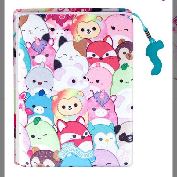 NWT Squishmallow Activity Journal with Bookmark Soft Fuzzy - Picture 5 of 8